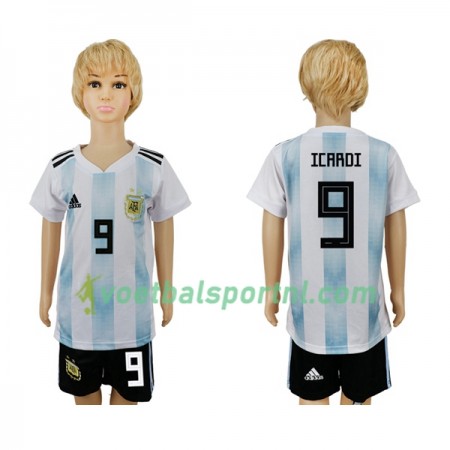 Argentinië Icardi 9 Kind Thuis Tenue WK voetbal 2018
